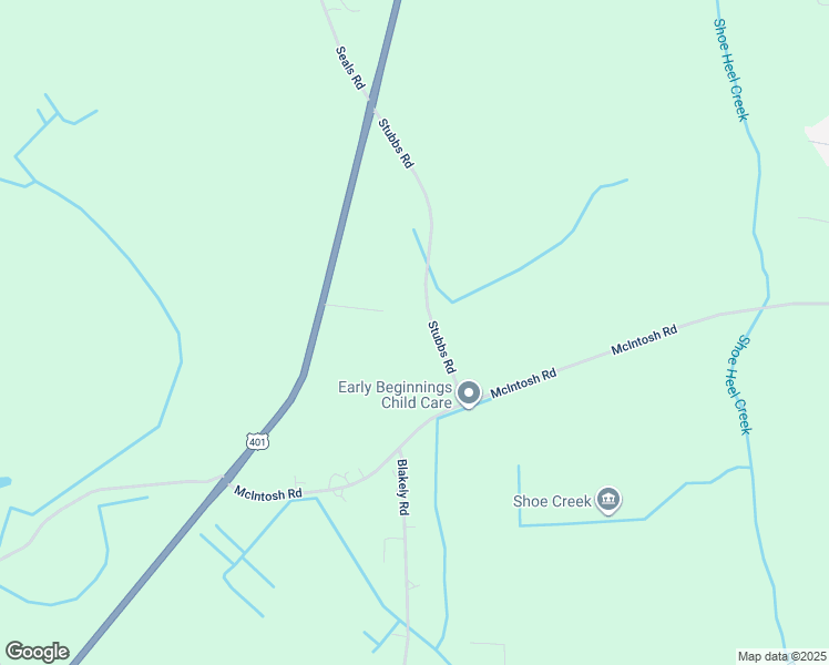 map of restaurants, bars, coffee shops, grocery stores, and more near 20940 Stubbs Road in Laurinburg