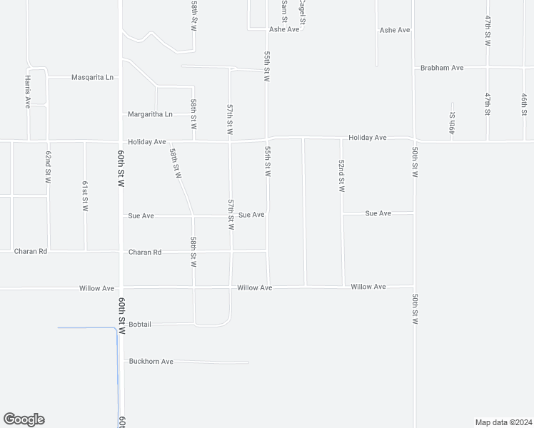 map of restaurants, bars, coffee shops, grocery stores, and more near Sue Avenue in Rosamond