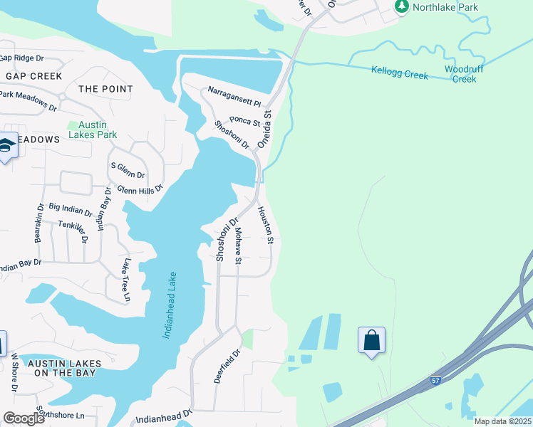 map of restaurants, bars, coffee shops, grocery stores, and more near 33 Houston Street in Sherwood