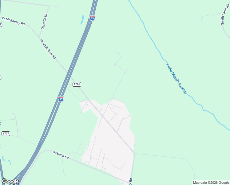 map of restaurants, bars, coffee shops, grocery stores, and more near Freedom Drive in Robeson County