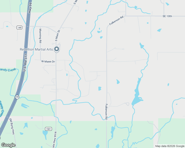 map of restaurants, bars, coffee shops, grocery stores, and more near 316 Payton Place in Byng