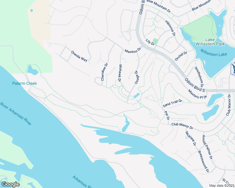 map of restaurants, bars, coffee shops, grocery stores, and more near 130 Mohawk Drive in Maumelle