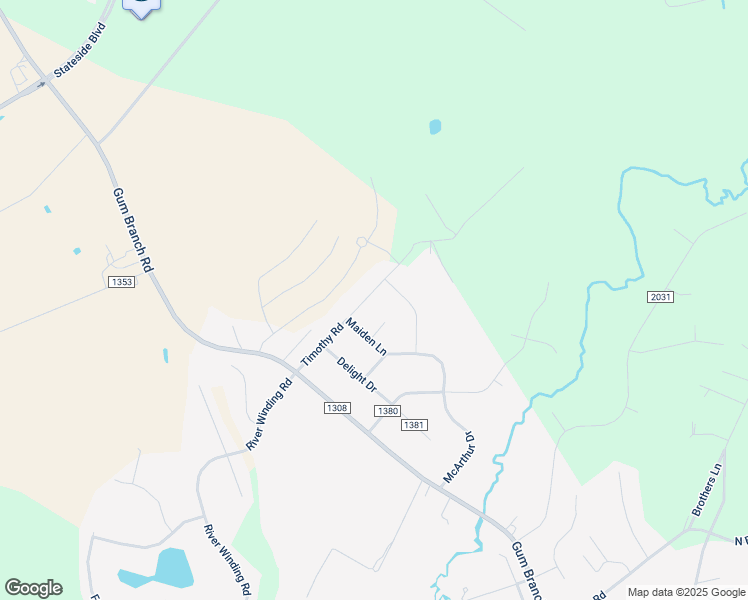 map of restaurants, bars, coffee shops, grocery stores, and more near 308 Timothy Road in Jacksonville