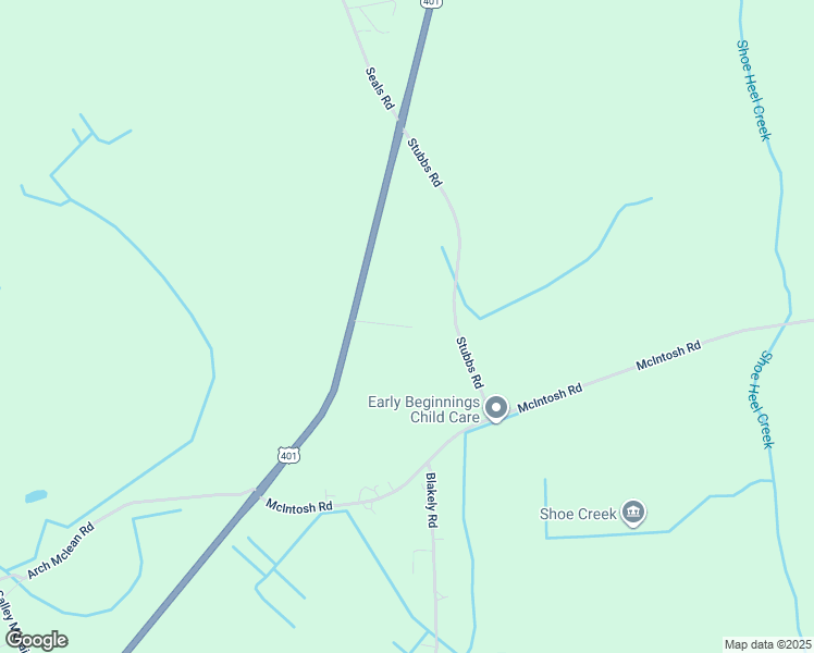 map of restaurants, bars, coffee shops, grocery stores, and more near 20200 Bay Ridge Drive in Laurinburg