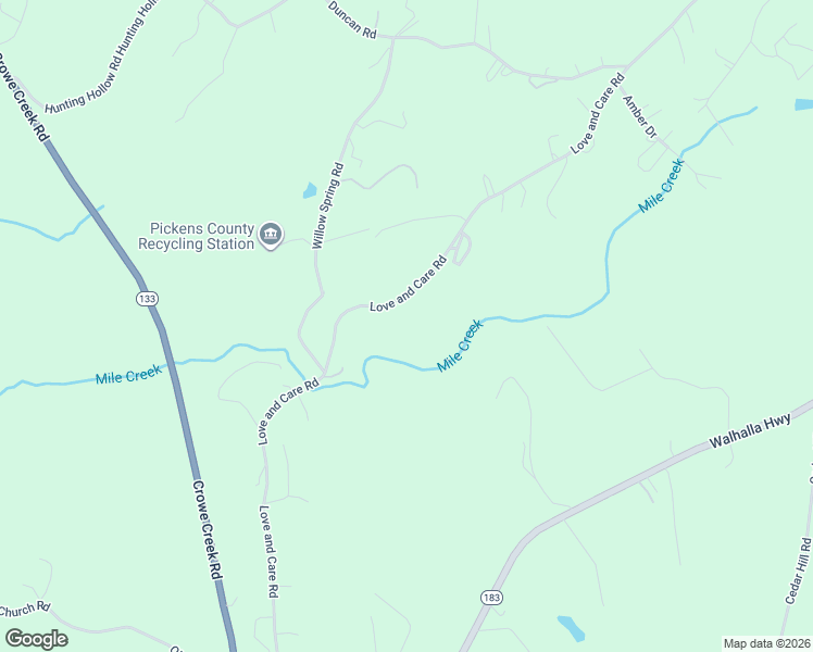 map of restaurants, bars, coffee shops, grocery stores, and more near 464 Love and Care Road in Six Mile