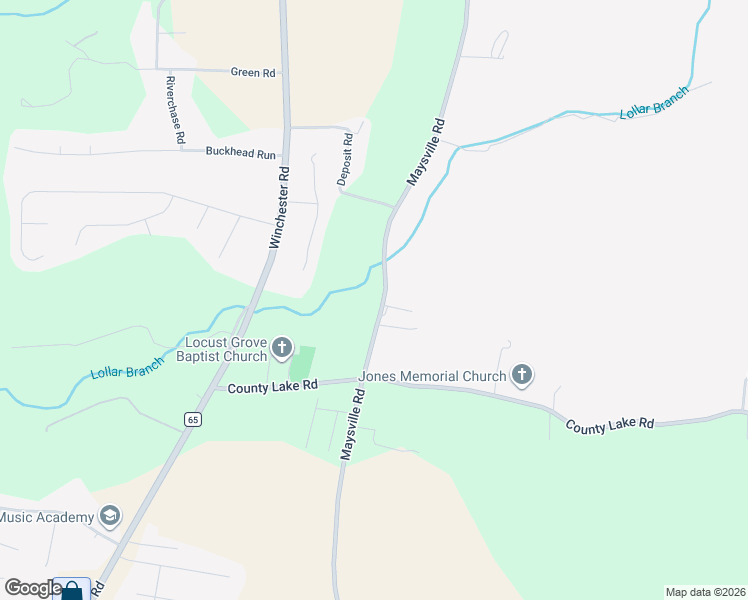 map of restaurants, bars, coffee shops, grocery stores, and more near 5660 Maysville Road in New Market