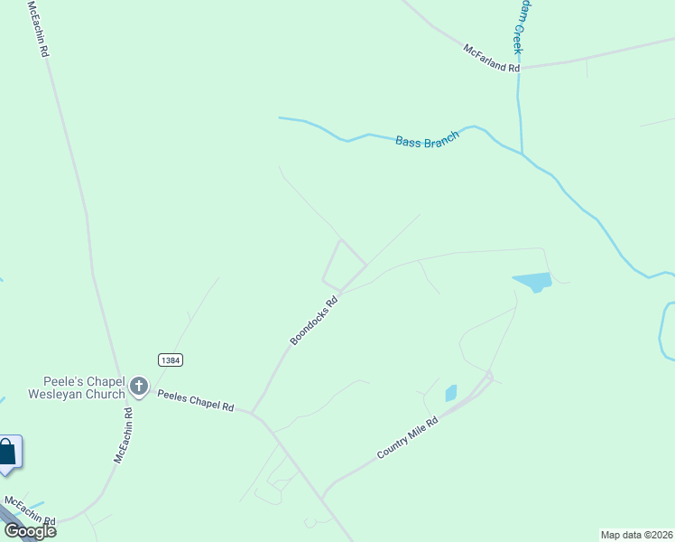 map of restaurants, bars, coffee shops, grocery stores, and more near 20760 Boondocks Road in Laurel Hill