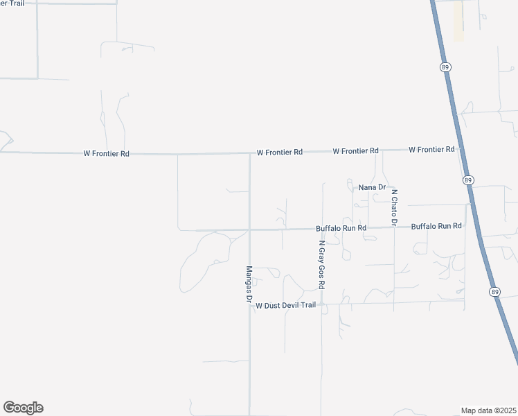 map of restaurants, bars, coffee shops, grocery stores, and more near 6825 North Mangas Drive in Chino Valley
