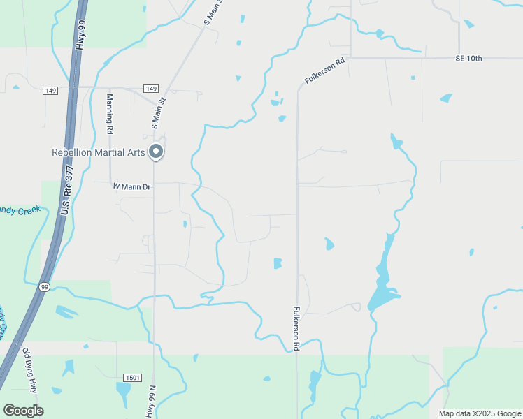 map of restaurants, bars, coffee shops, grocery stores, and more near 316 Payton Place in Byng