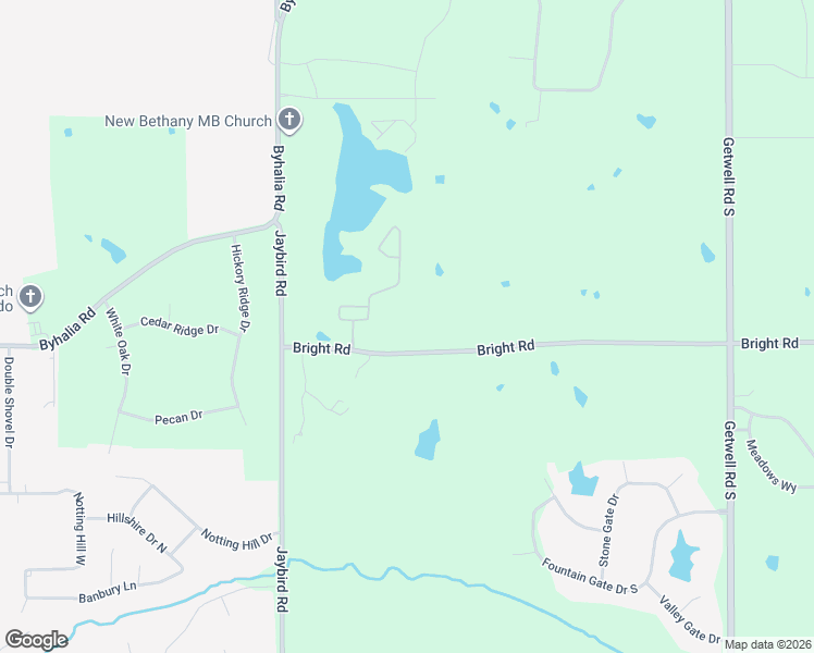 map of restaurants, bars, coffee shops, grocery stores, and more near 2170 Bright Road in Hernando