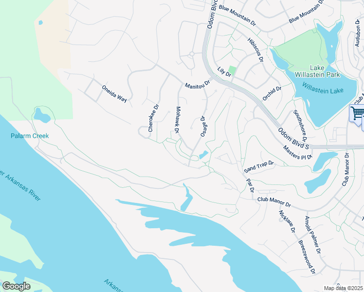 map of restaurants, bars, coffee shops, grocery stores, and more near 130 Mohawk Drive in Maumelle