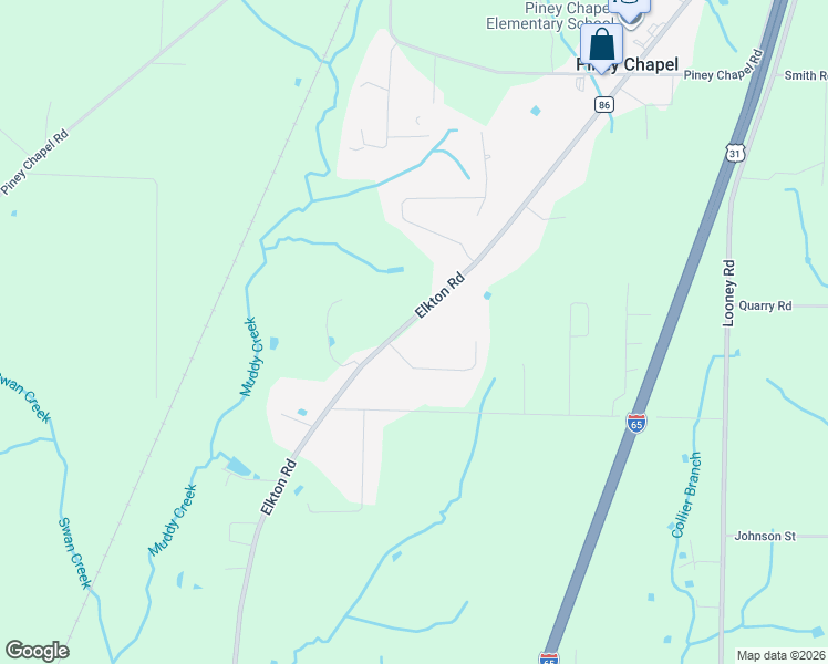 map of restaurants, bars, coffee shops, grocery stores, and more near 20014 Elkton Road in Athens