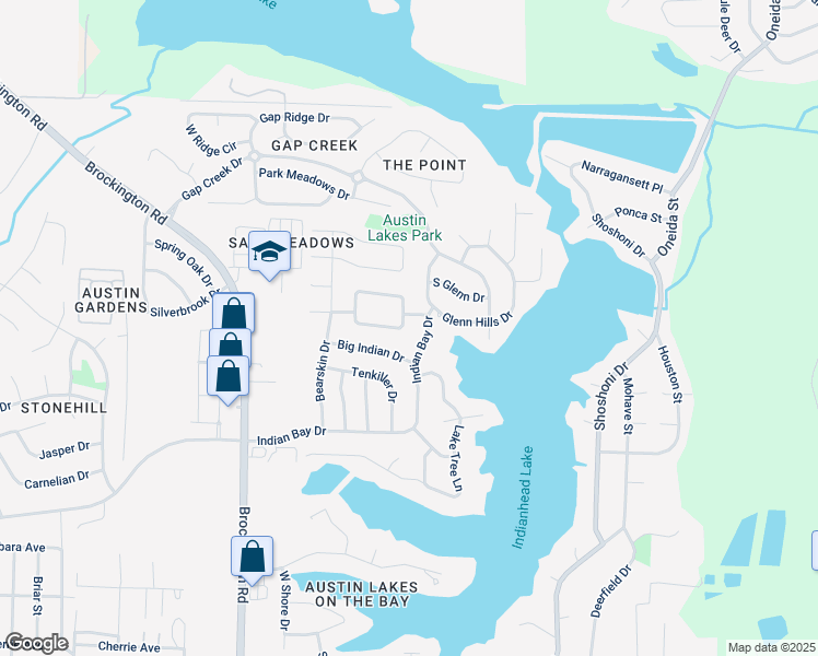 map of restaurants, bars, coffee shops, grocery stores, and more near 807 Indian Bay Drive in Sherwood