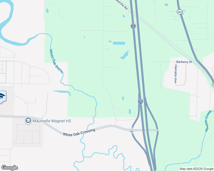 map of restaurants, bars, coffee shops, grocery stores, and more near 10124 Short Marche Road in Maumelle