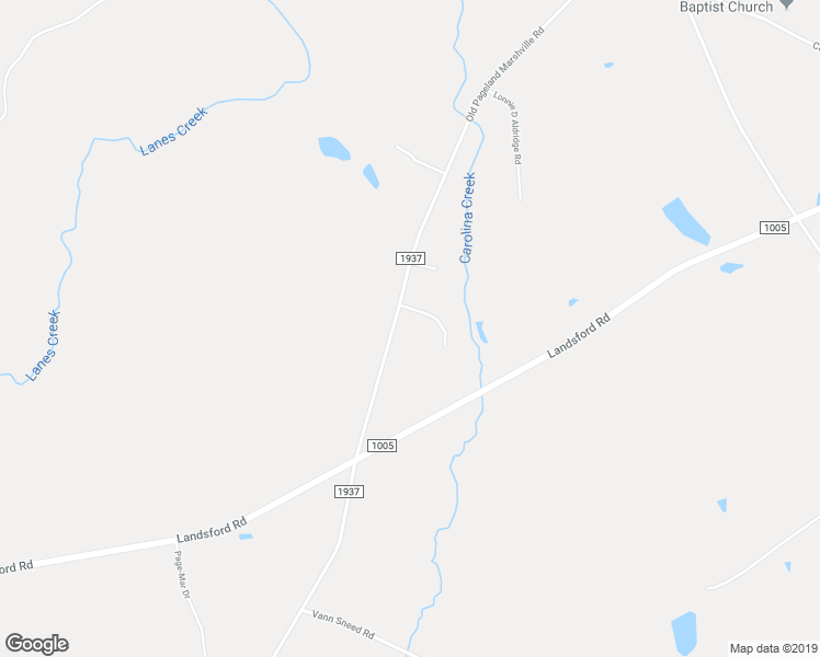 map of restaurants, bars, coffee shops, grocery stores, and more near 5727 Old Pageland Marshville Road in Monroe