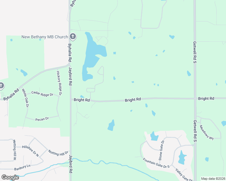 map of restaurants, bars, coffee shops, grocery stores, and more near 2346 Bright Road in Hernando