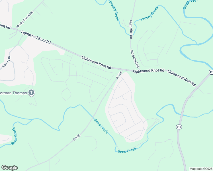 map of restaurants, bars, coffee shops, grocery stores, and more near 1884 South 195 in Woodruff