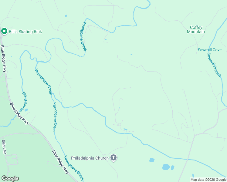 map of restaurants, bars, coffee shops, grocery stores, and more near 2110 Coffee Mountain Road in Blairsville