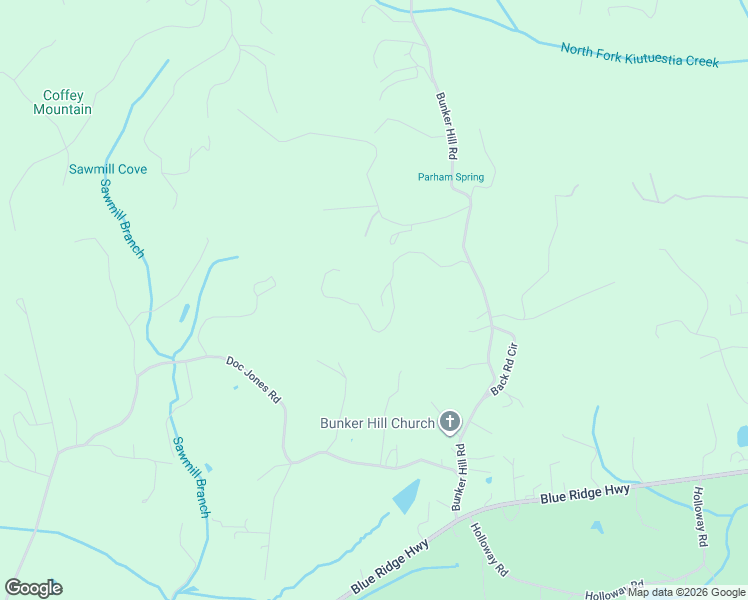 map of restaurants, bars, coffee shops, grocery stores, and more near 266 East Wright Road in Blairsville