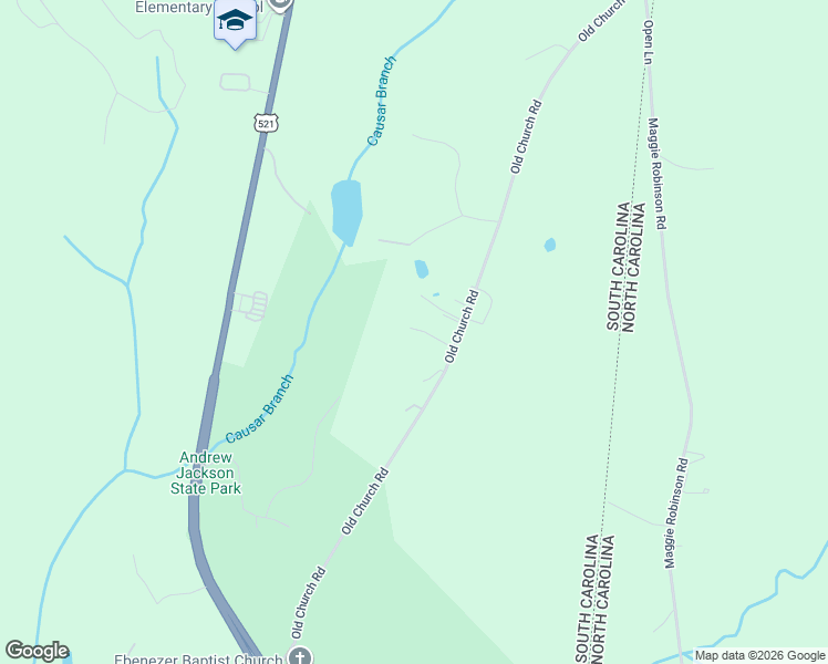 map of restaurants, bars, coffee shops, grocery stores, and more near 4517 Old Church Road in Lancaster
