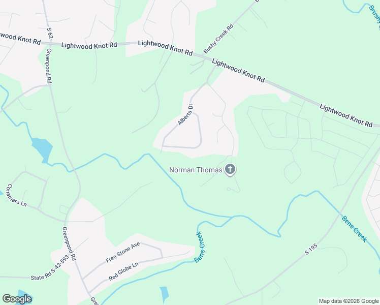 map of restaurants, bars, coffee shops, grocery stores, and more near 262 Georgia Queen Drive in Woodruff