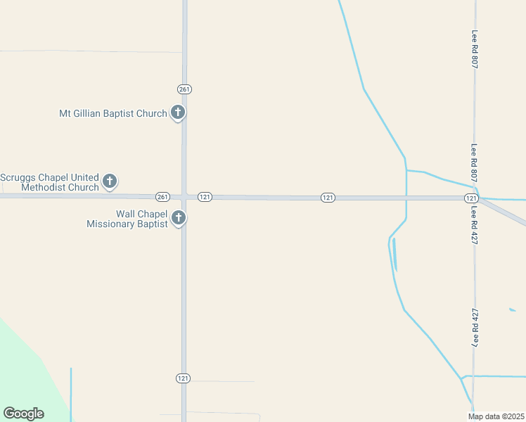 map of restaurants, bars, coffee shops, grocery stores, and more near 7129-7999 Highway 121 in Marianna