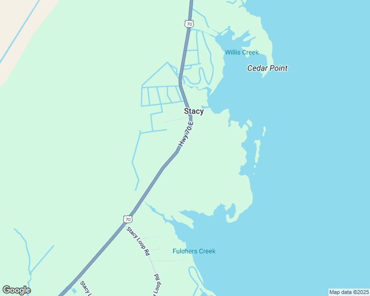 map of restaurants, bars, coffee shops, grocery stores, and more near 1216 U.S. 70 in Stacy