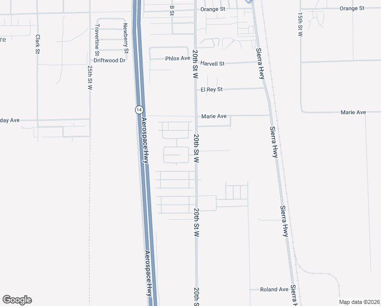 map of restaurants, bars, coffee shops, grocery stores, and more near 2016 Windcurrent Drive in Rosamond