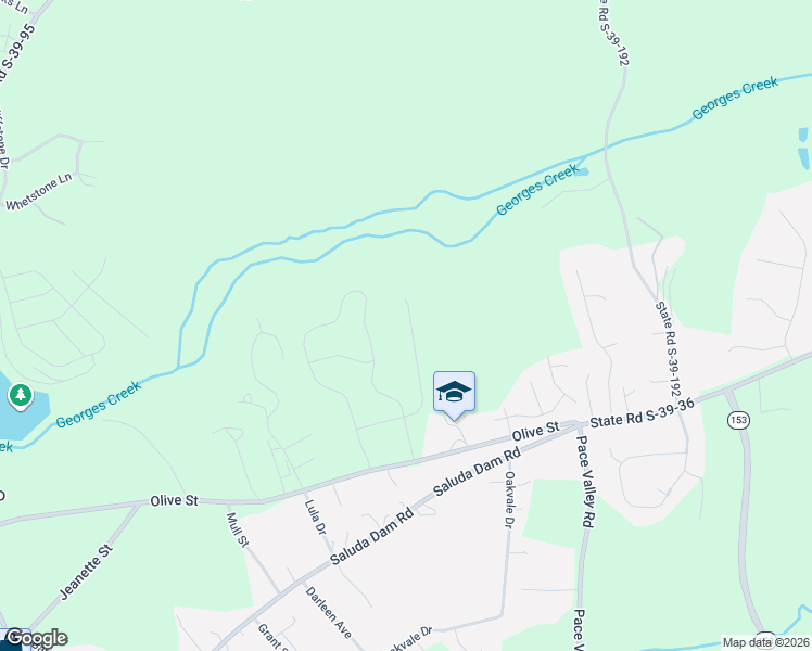 map of restaurants, bars, coffee shops, grocery stores, and more near 120 Heatherbrooke Court in Easley
