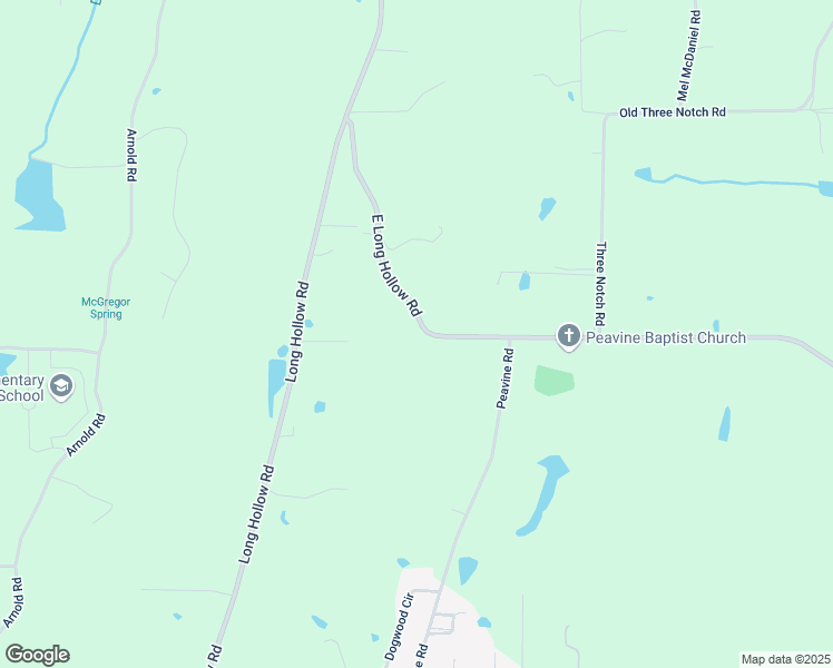 map of restaurants, bars, coffee shops, grocery stores, and more near 520 East Long Hollow Road in Rock Spring