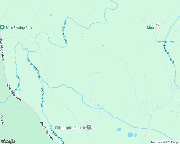 map of restaurants, bars, coffee shops, grocery stores, and more near 823 Arrant Road in Blairsville