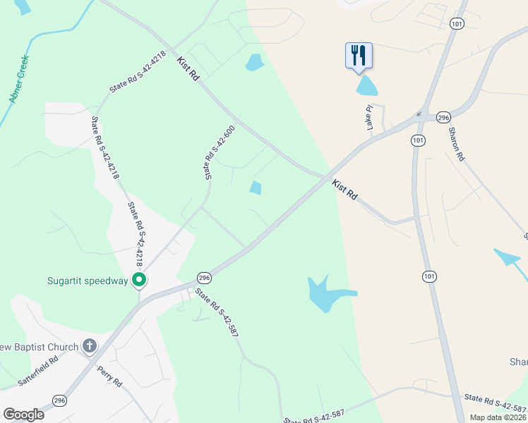 map of restaurants, bars, coffee shops, grocery stores, and more near 8890 Reidville Road in Greer