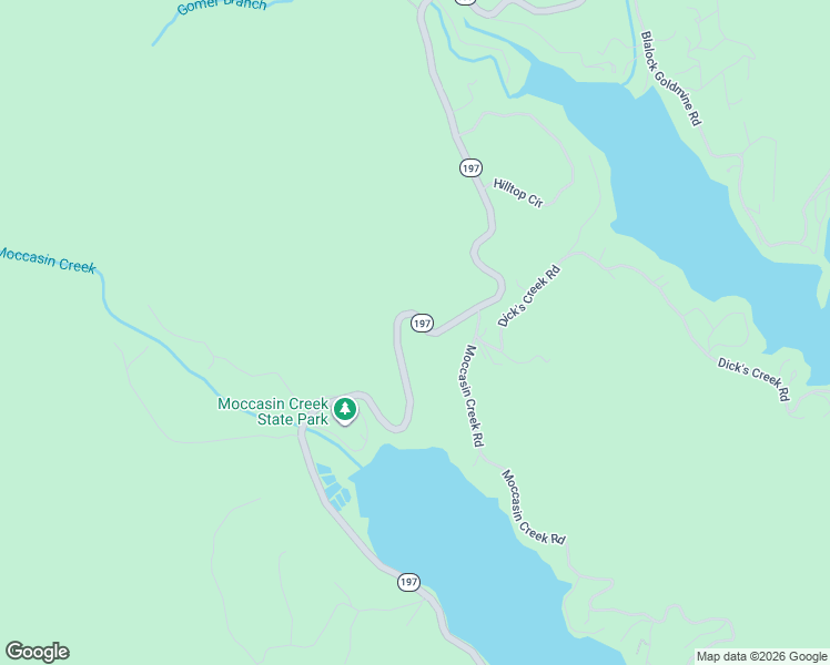 map of restaurants, bars, coffee shops, grocery stores, and more near Georgia 197 in Clarkesville