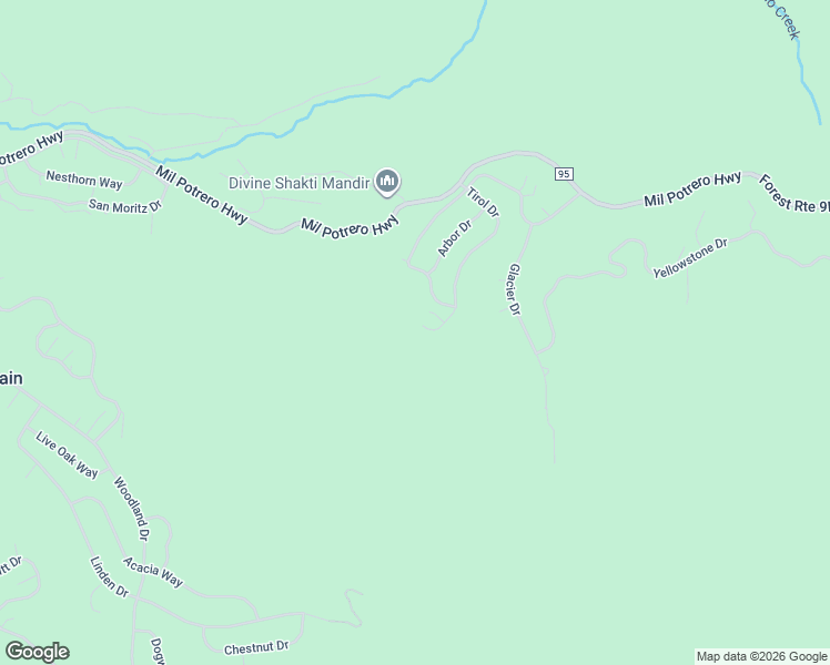 map of restaurants, bars, coffee shops, grocery stores, and more near 2212 Tirol Drive in Frazier Park