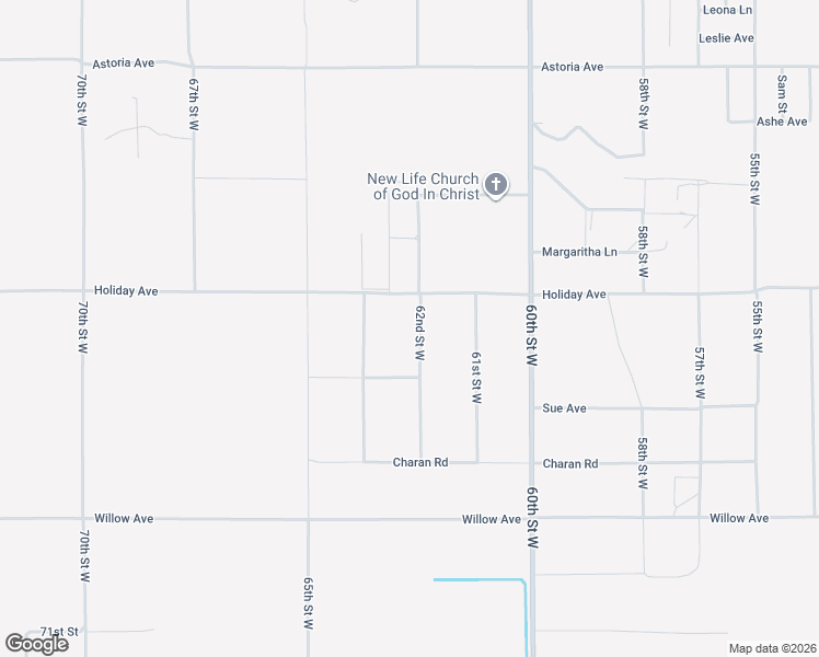 map of restaurants, bars, coffee shops, grocery stores, and more near 1925 62nd Street West in Rosamond