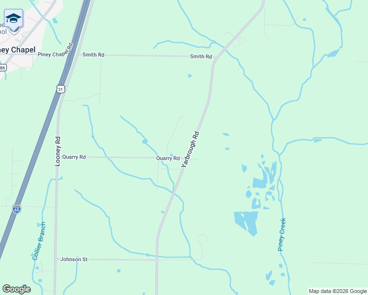 map of restaurants, bars, coffee shops, grocery stores, and more near 20073 Yarbrough Road in Athens