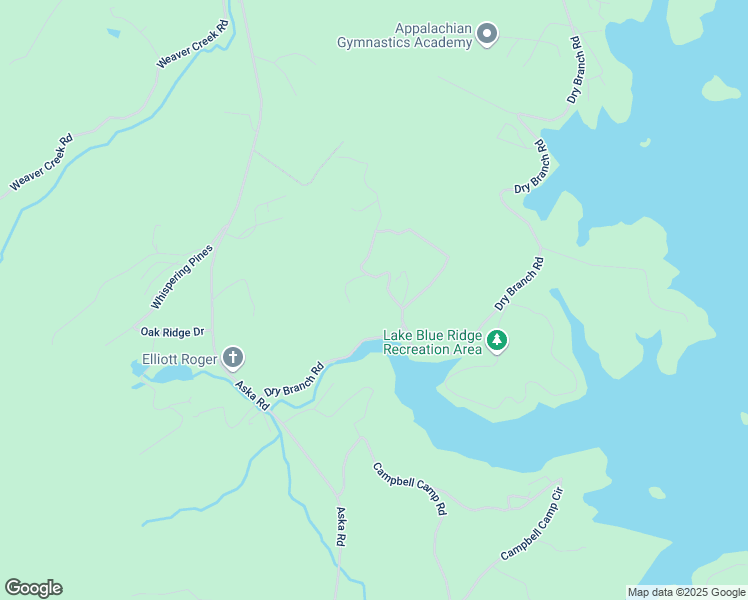 map of restaurants, bars, coffee shops, grocery stores, and more near 554 Deer Hunter Road in Blue Ridge