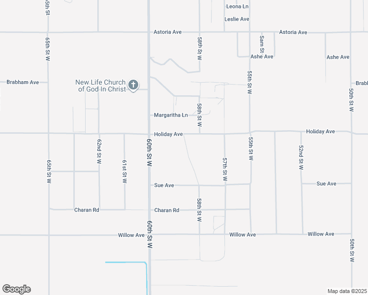 map of restaurants, bars, coffee shops, grocery stores, and more near 5830 Holiday Avenue in Rosamond