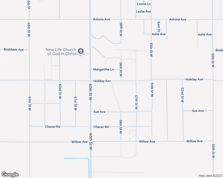 map of restaurants, bars, coffee shops, grocery stores, and more near 5830 Holiday Avenue in Rosamond