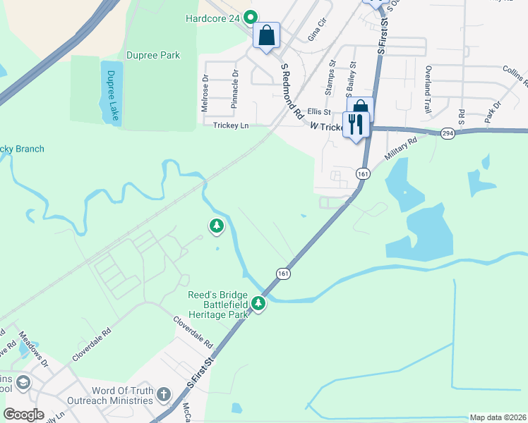 map of restaurants, bars, coffee shops, grocery stores, and more near 146 Dennis Lane in Jacksonville