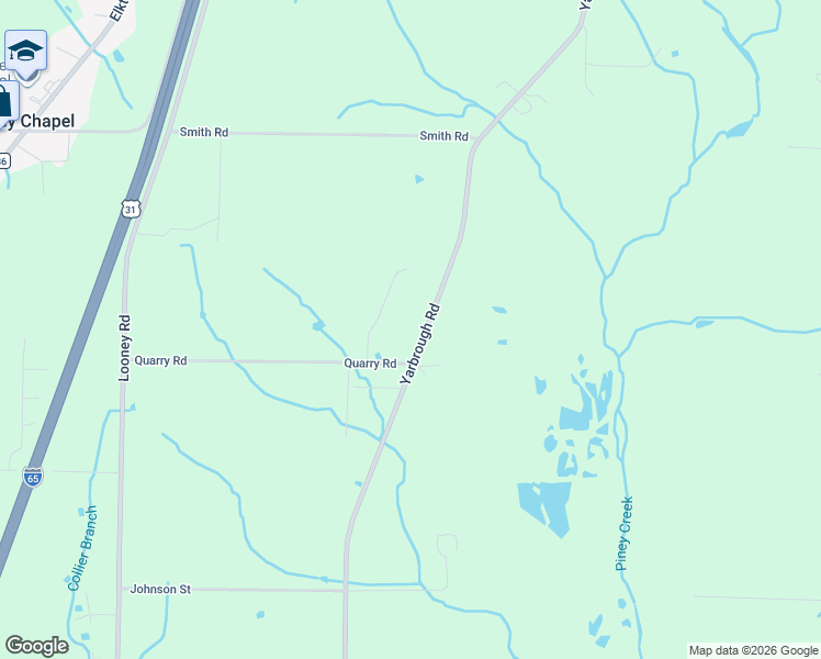 map of restaurants, bars, coffee shops, grocery stores, and more near 20073 Yarbrough Road in Athens