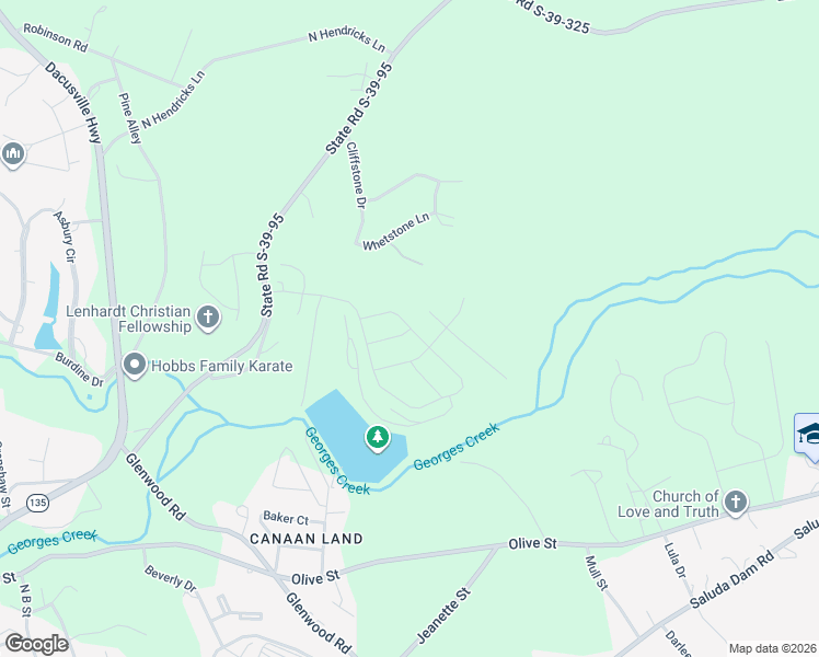 map of restaurants, bars, coffee shops, grocery stores, and more near 200 Cliffstone Drive in Easley
