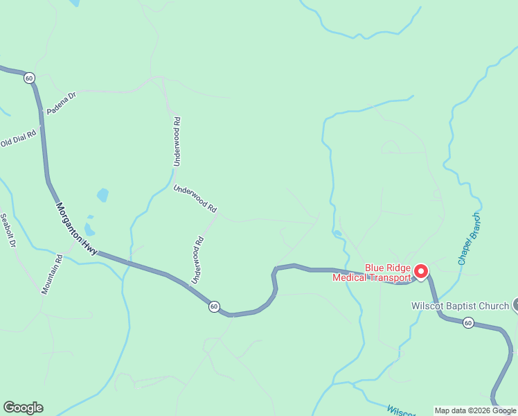 map of restaurants, bars, coffee shops, grocery stores, and more near 205 Oak Ridge Road in Morganton