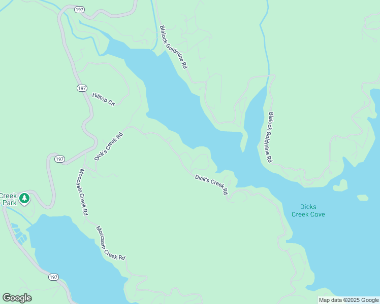 map of restaurants, bars, coffee shops, grocery stores, and more near 61 Crocodile Circle in Clarkesville