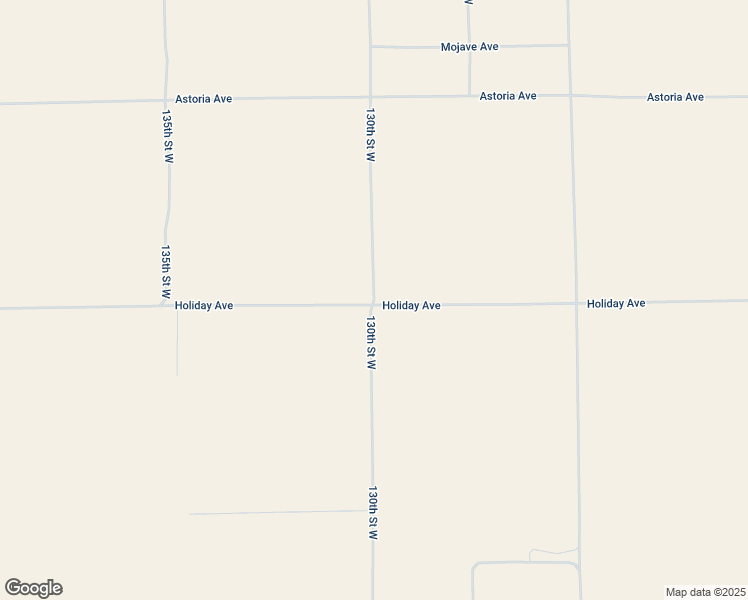 map of restaurants, bars, coffee shops, grocery stores, and more near 130th Street West in Willow Springs