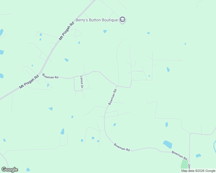 map of restaurants, bars, coffee shops, grocery stores, and more near 618 Bowman Road in Ringgold