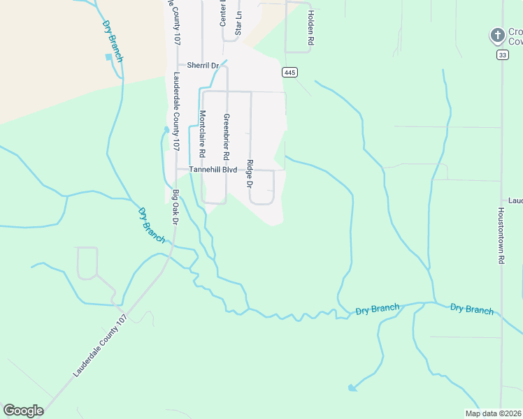 map of restaurants, bars, coffee shops, grocery stores, and more near 1139 Ridge Drive in Killen