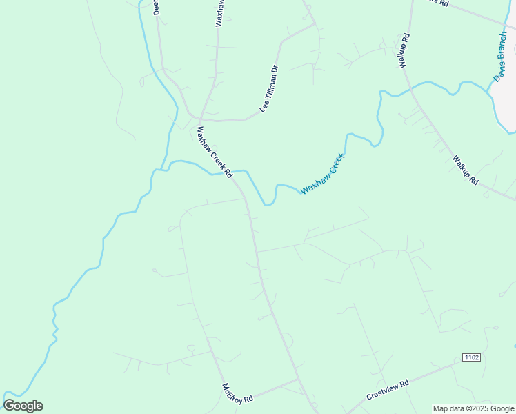 map of restaurants, bars, coffee shops, grocery stores, and more near 7705 Waxhaw Creek Road in Waxhaw