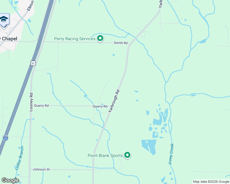map of restaurants, bars, coffee shops, grocery stores, and more near 20116 Yarbrough Road in Athens