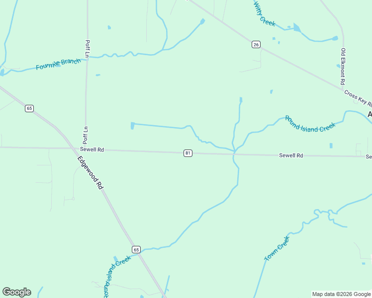 map of restaurants, bars, coffee shops, grocery stores, and more near 18493 Sewell Road in Athens